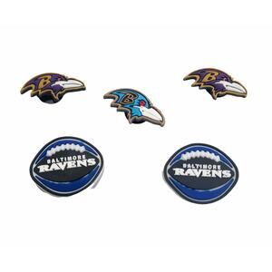 Charms 5 Pcs Baltimore Ravens Jibblitz